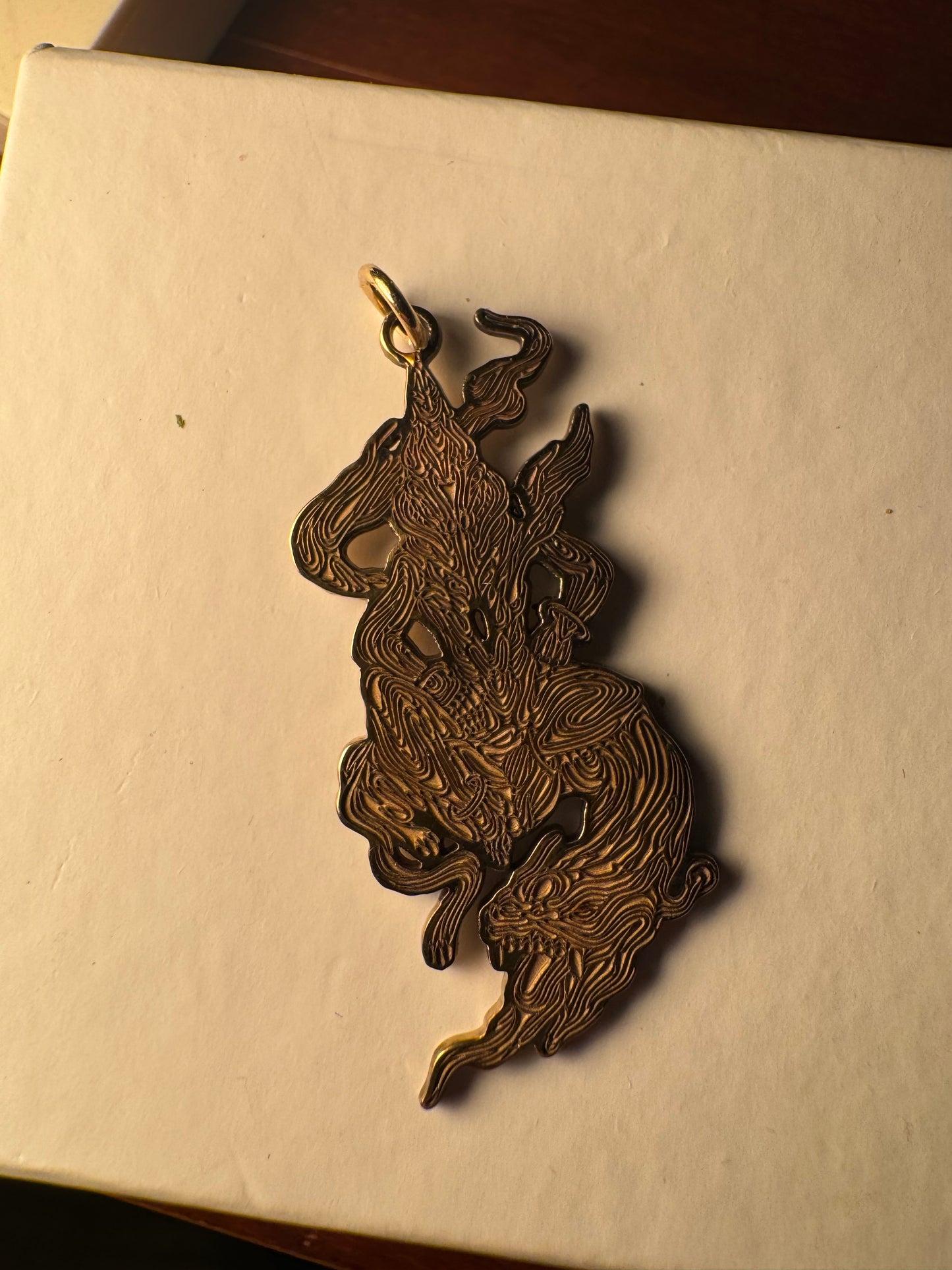 Bean Bosatsu Gold Fill pendant