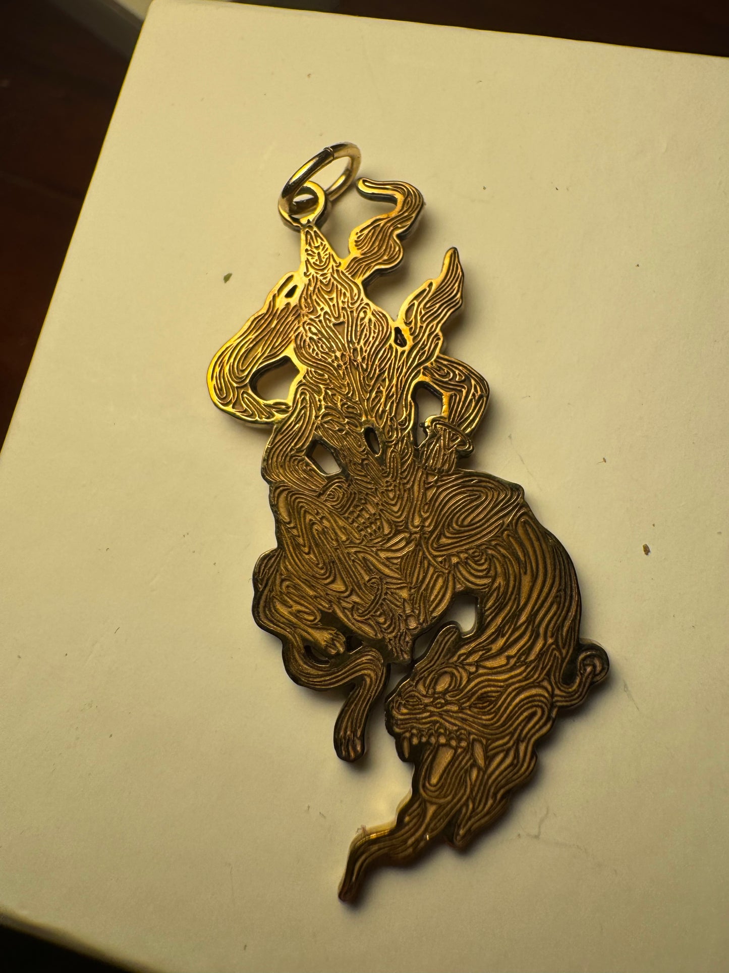 Bean Bosatsu Gold Fill pendant